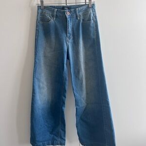 Wide Leg Blue Women's Jeans